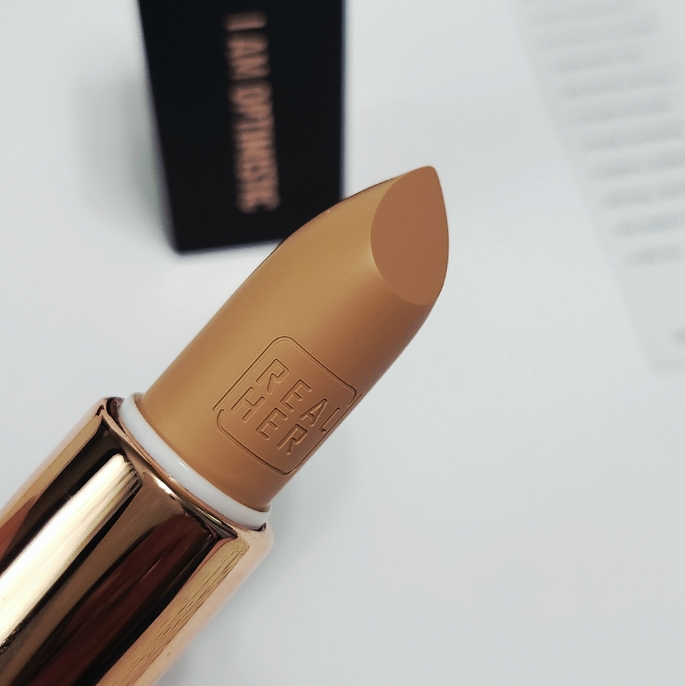 RealHer Peachy Nude I'm Optimistic Lipstick